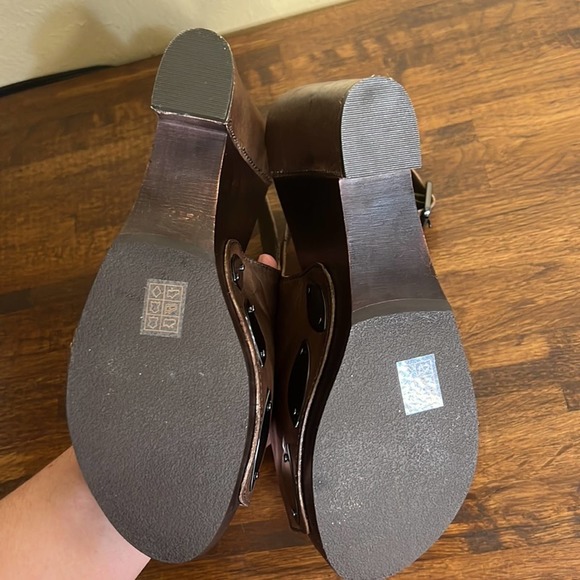 Belle‎ by  Sigerson Morrison Platform Wedge Sandal 7.5 - Picture 9 of 11